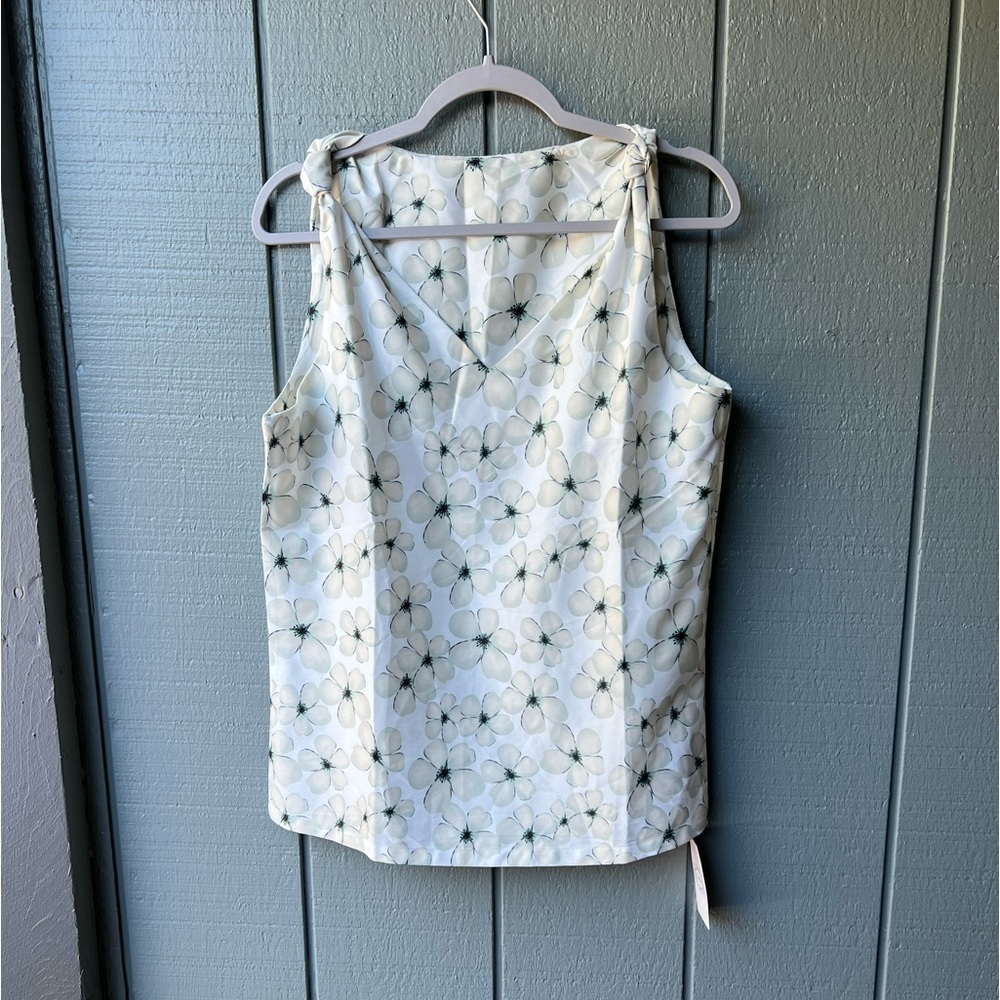Camisa Floral Summer Vacation Office Tank Top